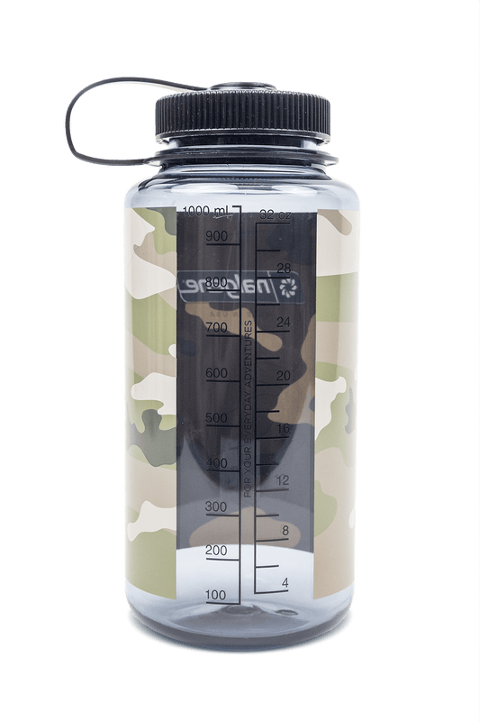 32oz Wide Mouth Camo Print Bottles - US 1789