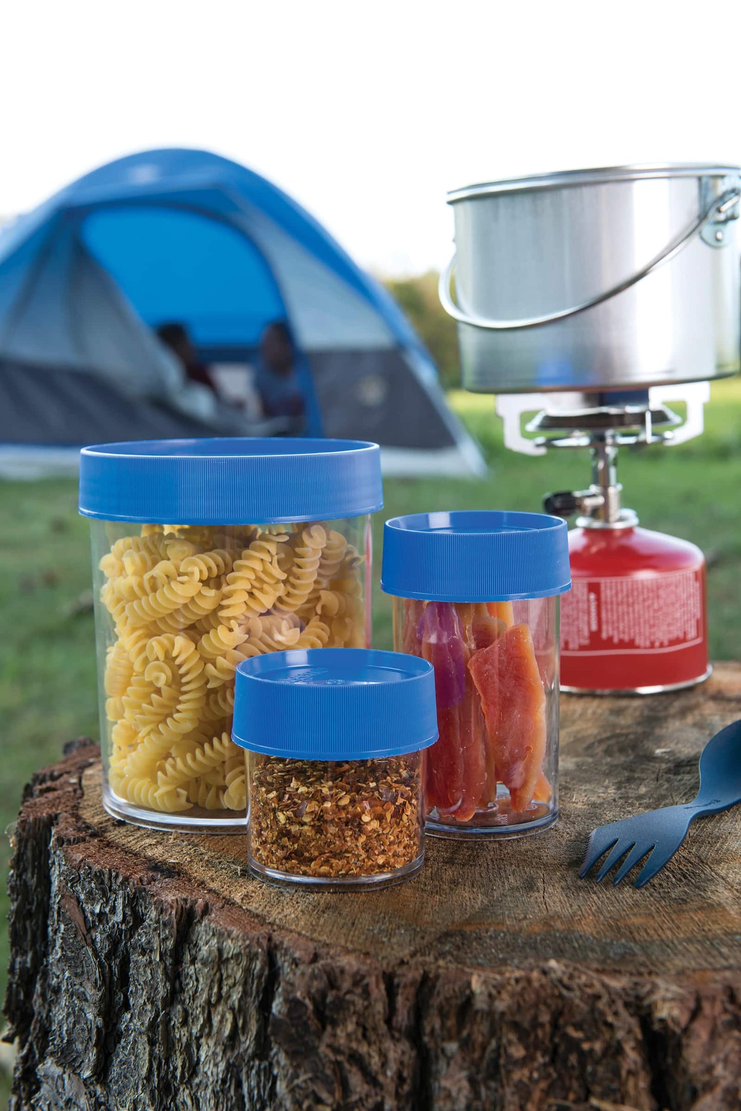 32oz Storage Jar - Blue Lid - US 3162