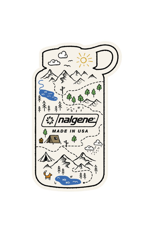 Nalgene Bottle Map Sticker - US 6819